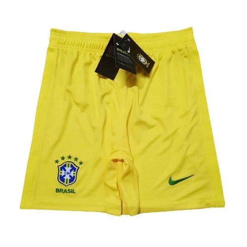 Pantalones Brasil Primera Equipación 2020 Amarillo